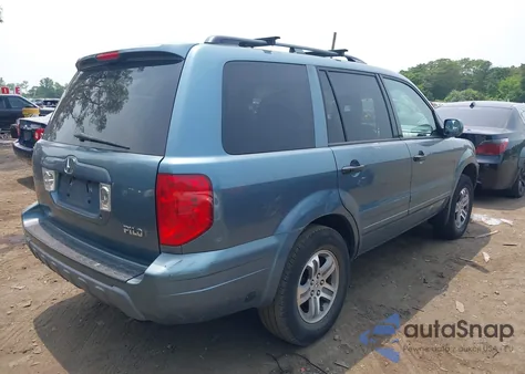 2005 Honda Pilot Ex from USA, damaged, VIN 5FNYF18435B055906